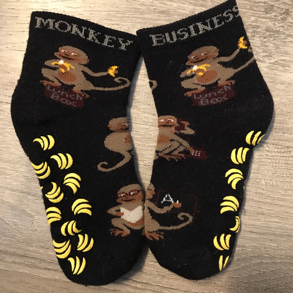 “Monkey Business” socks